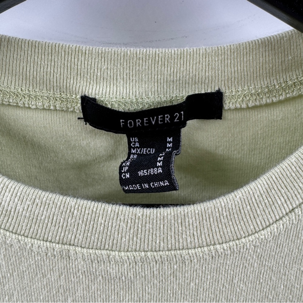 Forever 21 Neon Green Cropped Tank Top – Women’s Medium - Picture 4 of 7